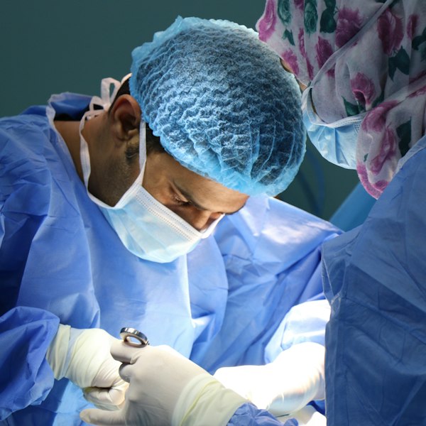 Surgical team at work